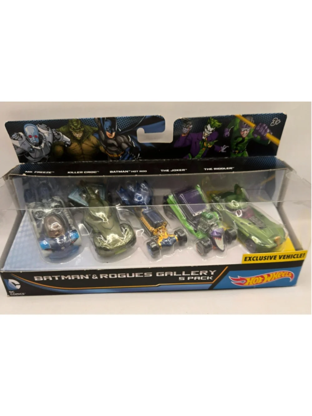 NEW Hot Wheels Batman & Rogues Gallery 5-Pack (2015) Riddler Exclusive